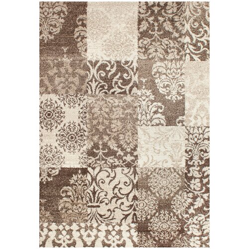 Ковер на пол 1,6 на 2,3 м в спальню, гостиную, бежевый Casino 5102-8s91