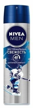 Антиперспирант экстремальная свежесть Men Nivea/Нивея аэрозоль 150мл (82883)