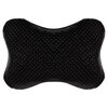 Подушка автомобильная на подголовник черная перфорированная эко кожа (280*210 см) - изображение