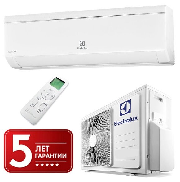 Сплит-система /Кондиционер/ ELECTROLUX Fusion Ultra EACS-07HF/N3_21Y on/off комплект - фотография № 3