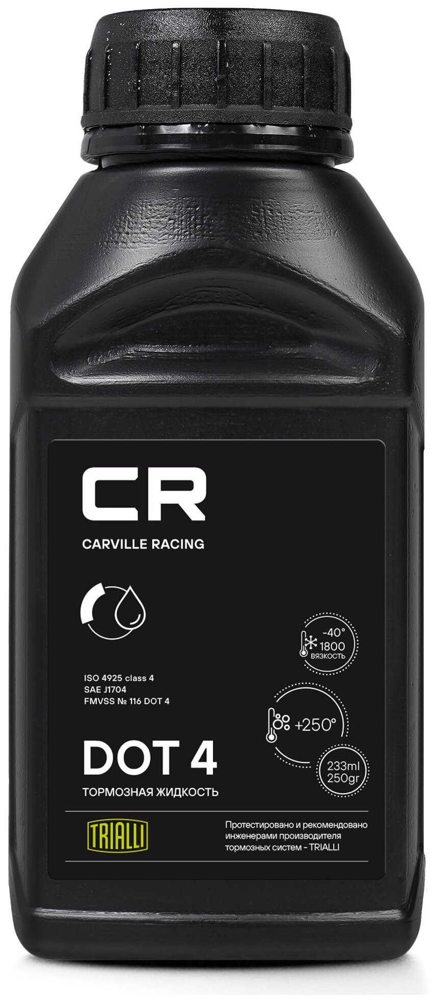 фото Тормозная жидкость DOT 4, 233мл/250гр L4250254 Carville Racing