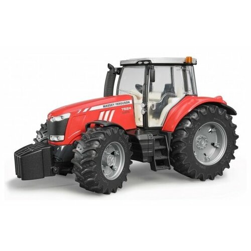 Машинка Bruder Massey Ferguson 7600 (03-046) 1:16, 38 см, красный/серый трактор massey ferguson 7600