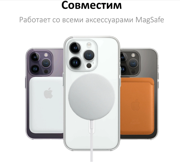 Чехол для Iphone 13 Pro с поддержкой MageSafe