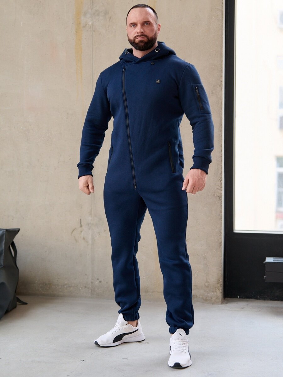 Комбинезон синий 