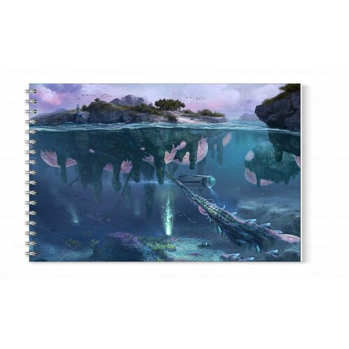 Альбом для рисования Mewni-Shop А4 Subnautica, Сабнатика - 0006