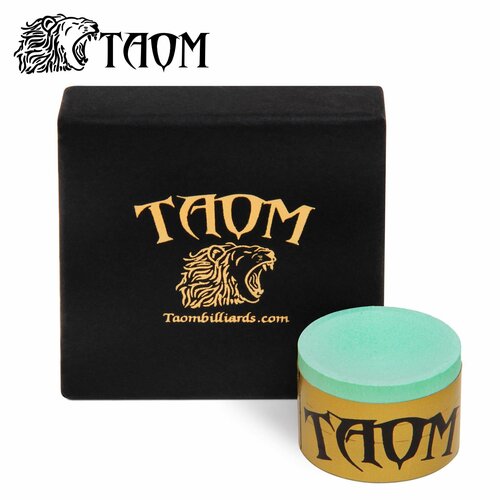 Мел для бильярда Taom Soft Chalk Green в индивидуальной коробке, 1 шт.