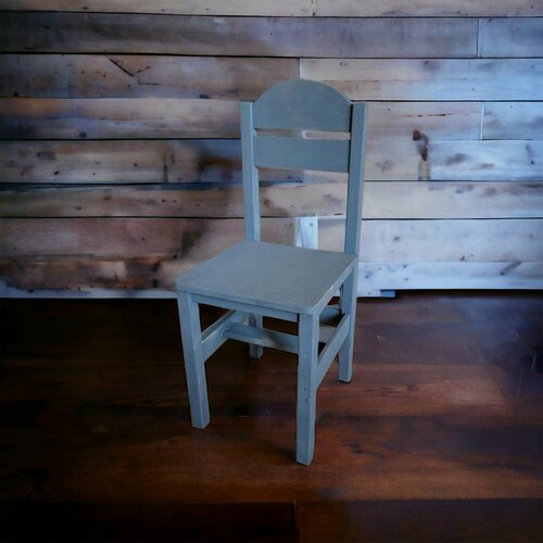 Стул комнатный из массива хвои грэй (97х44х40 см)