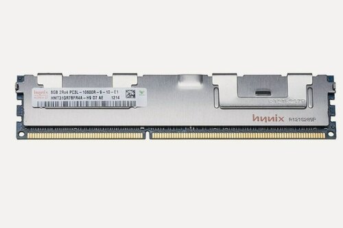 Изображение товара Модуль памяти для сервера DDR3 8Gb Hynix HMT31GR7BFR4C-H9 8GB 2Rx4 PC3-10600R DDR3 1333MHz ECC REG x4 1,5V Dual Rank