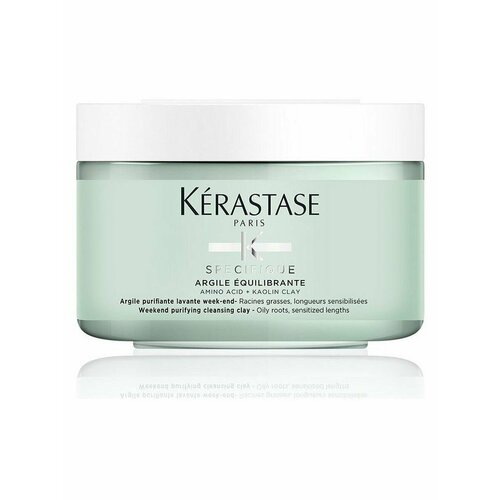 Глиняная маска для кожи головы и волос - Kerastase Specifique Argile Equilibrante, 250 мл kerastase балансирующая сыворотка для кожи головы specifique serum potentialiste 90 мл