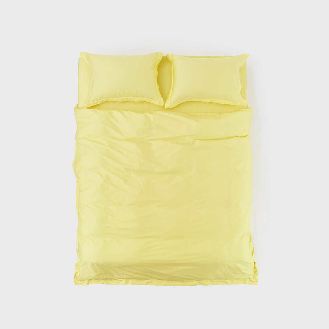 Простыня MORФEUS (морфеус) - Pastel Yellow - 90x200x30 (на резинке) - сатин