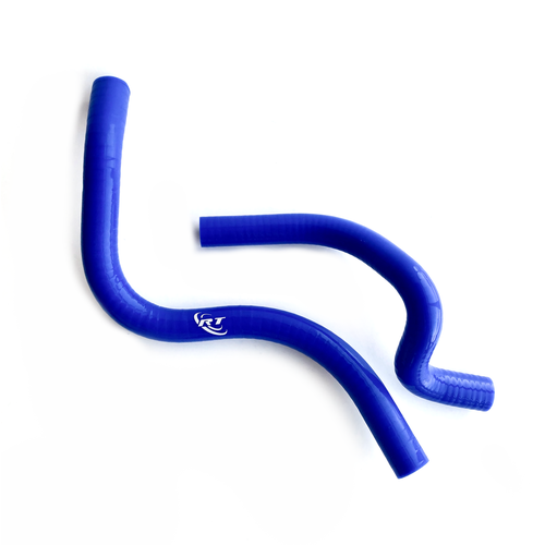 Комплект патрубков печки 2190 Lada Granta (2шт) 2190-8101200/04 армированный силикон синий / РусТех