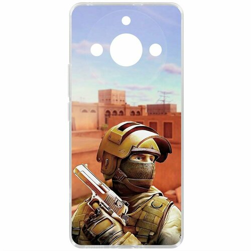 Чехол накладка Krutoff Clear Case Cтандофф 2 (Standoff 2) Спец для Realme 11 Pro+