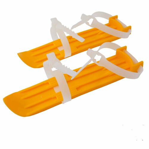 Мини-лыжи детские, длина -30 см, цвет желтый мини лыжи в сетке престиж желтый 54см