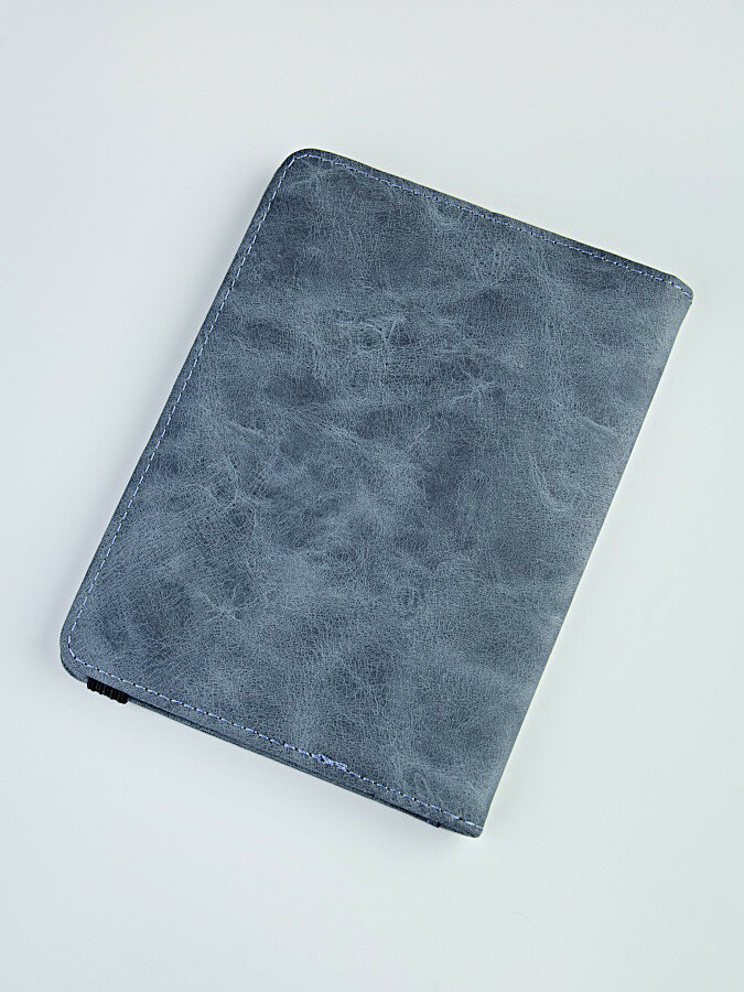 Обложка для паспорта , серый — фото 1