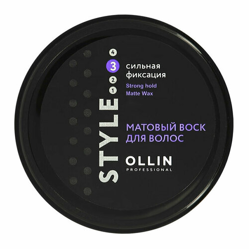 Ollin Professional Воск для волос Style матовый, сильной фиксации, 75 мл