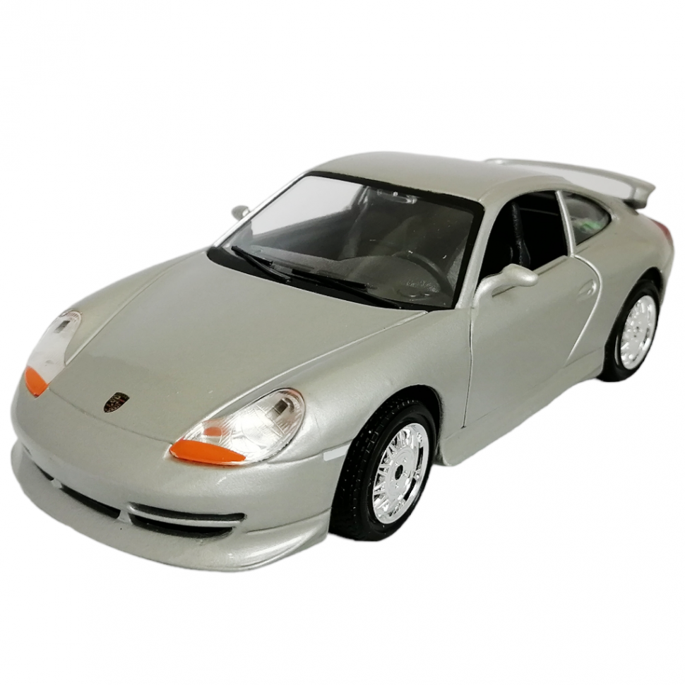 Коллекционная модель автомобиля Porsche Порше GT3 масштаба 1:24 silver