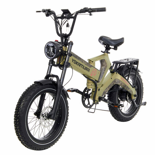 Электровелосипед Yokamura Apache 48V20Ah - Military Khaki 16900000₽