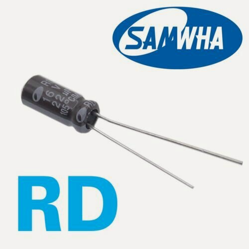 Изображение товара 22мкФ 16В / RD / 5x11 / 105 С / конденсатор электролитический (10шт)
