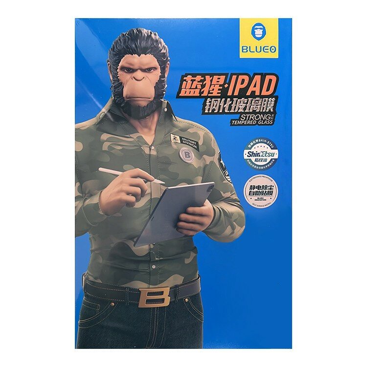Защитное стекло для iPad Pro 13 (2024), BlueO Clear HD (прозрачное) + Installer Pro