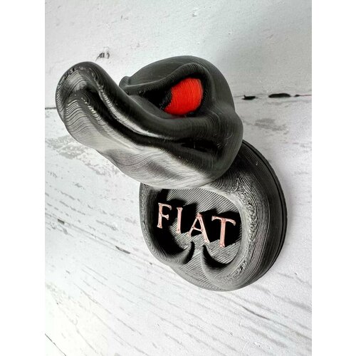 Эмблема Фиат на решетку радиатора Утка /Логотип, значок Fiat