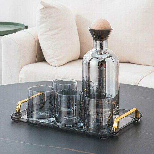 Графин Stone с крышкой из бамбука 1299₽