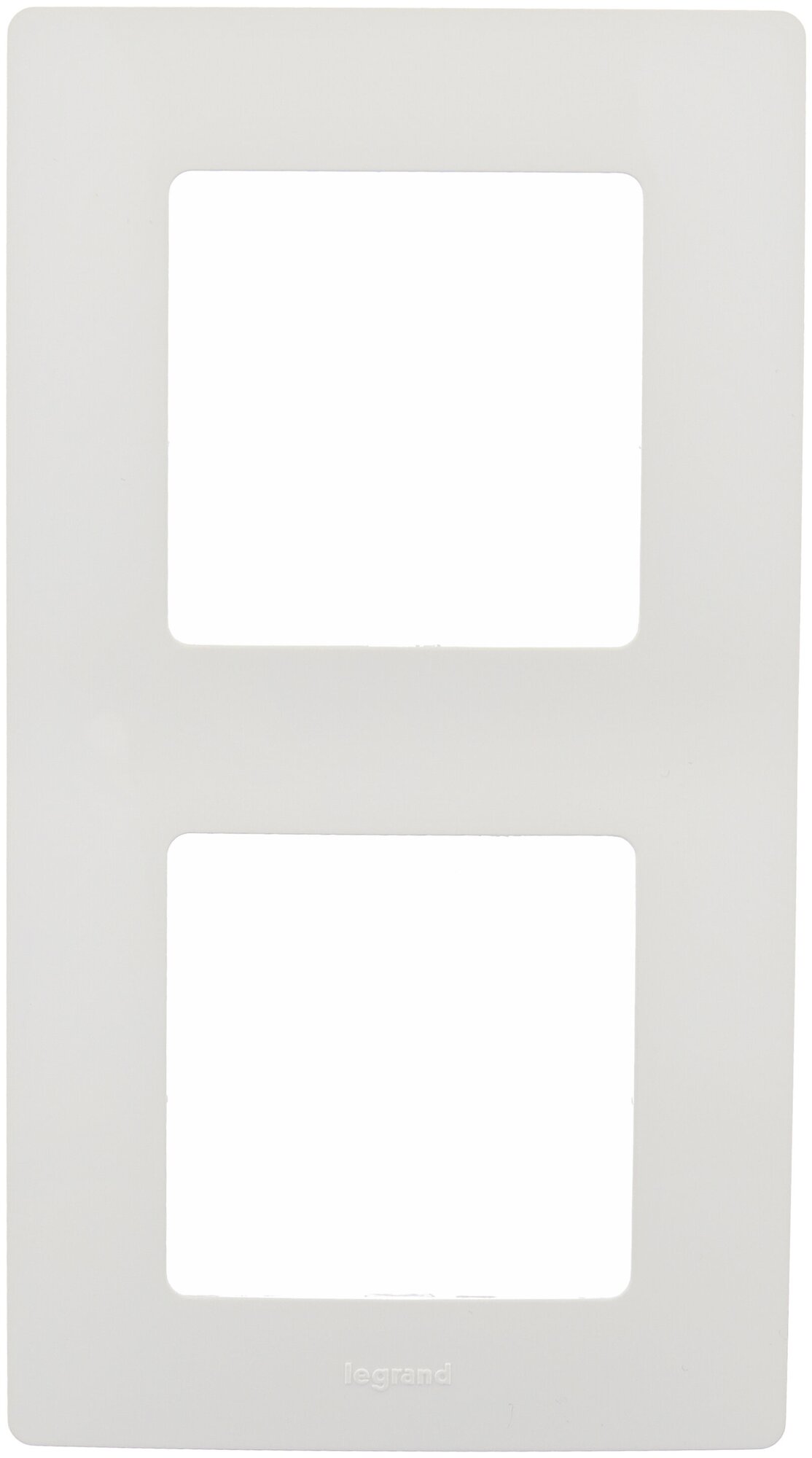 Рамка 2 поста, Legrand Etika, арт. 672502 , белая, глянцевая