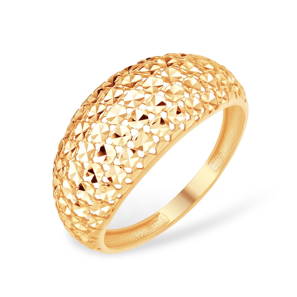 Кольцо, красное золото, 585 проба