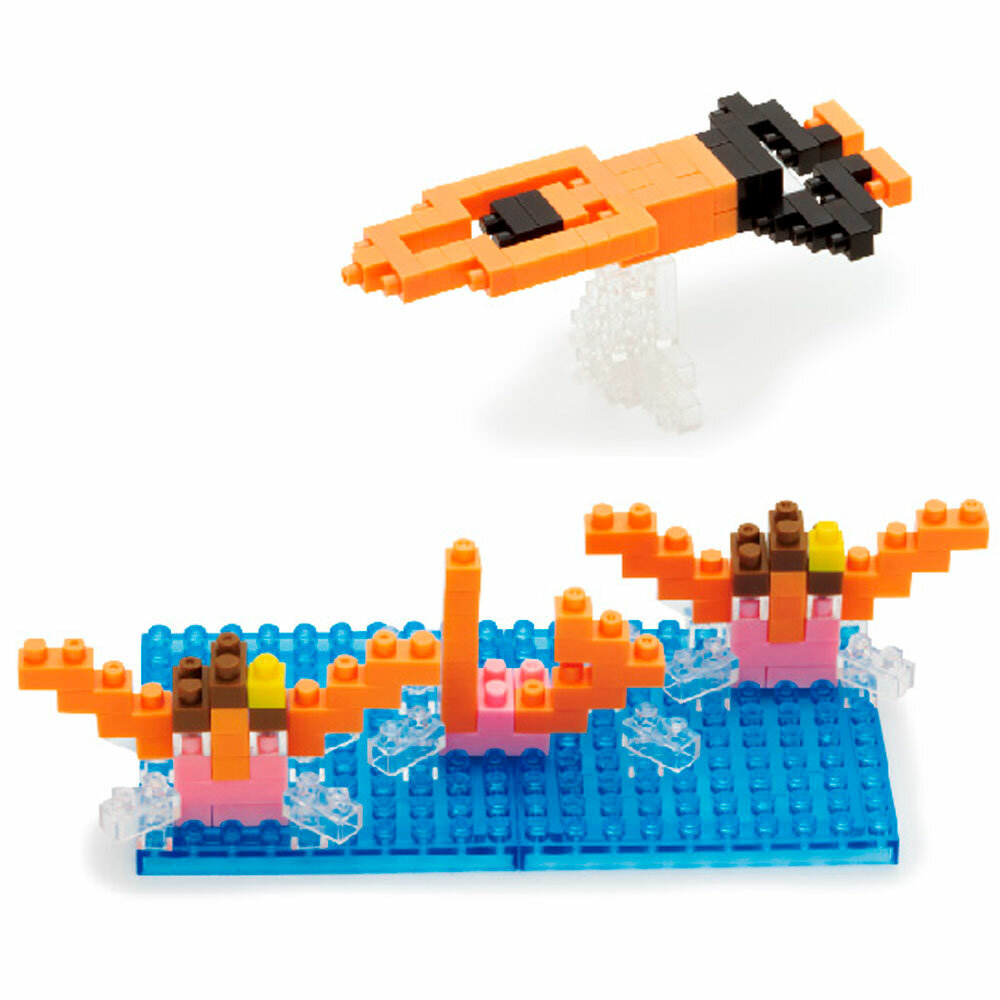 Конструктор Kawada Nanoblock Спорт: Плавание