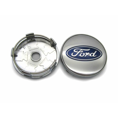 Колпачок заглушка на литой диск Форд хром 6056 мм 1 шт 419₽