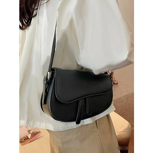 Сумка кросс-боди KAZARINOFF, фактура гладкая, черный