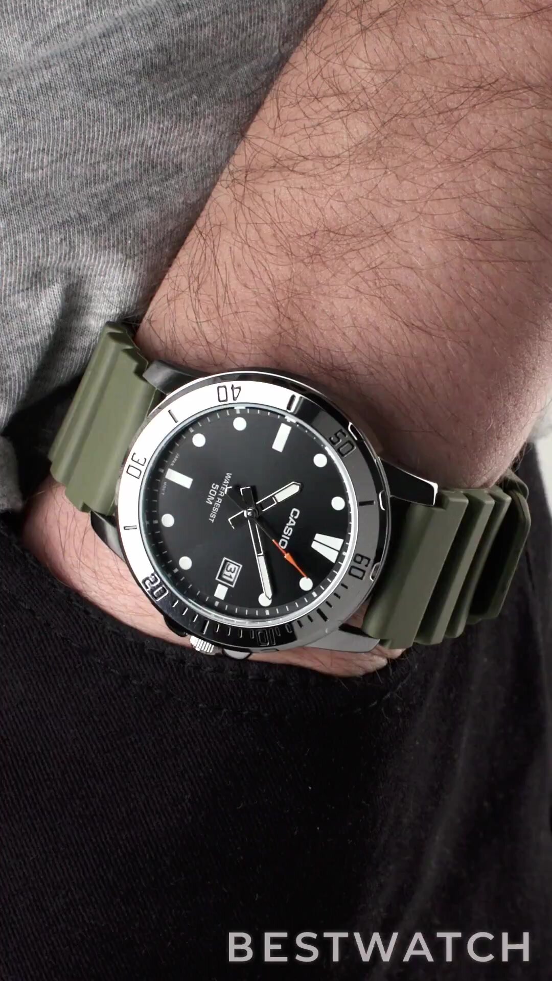 Наручные часы CASIO, черный — фото 1