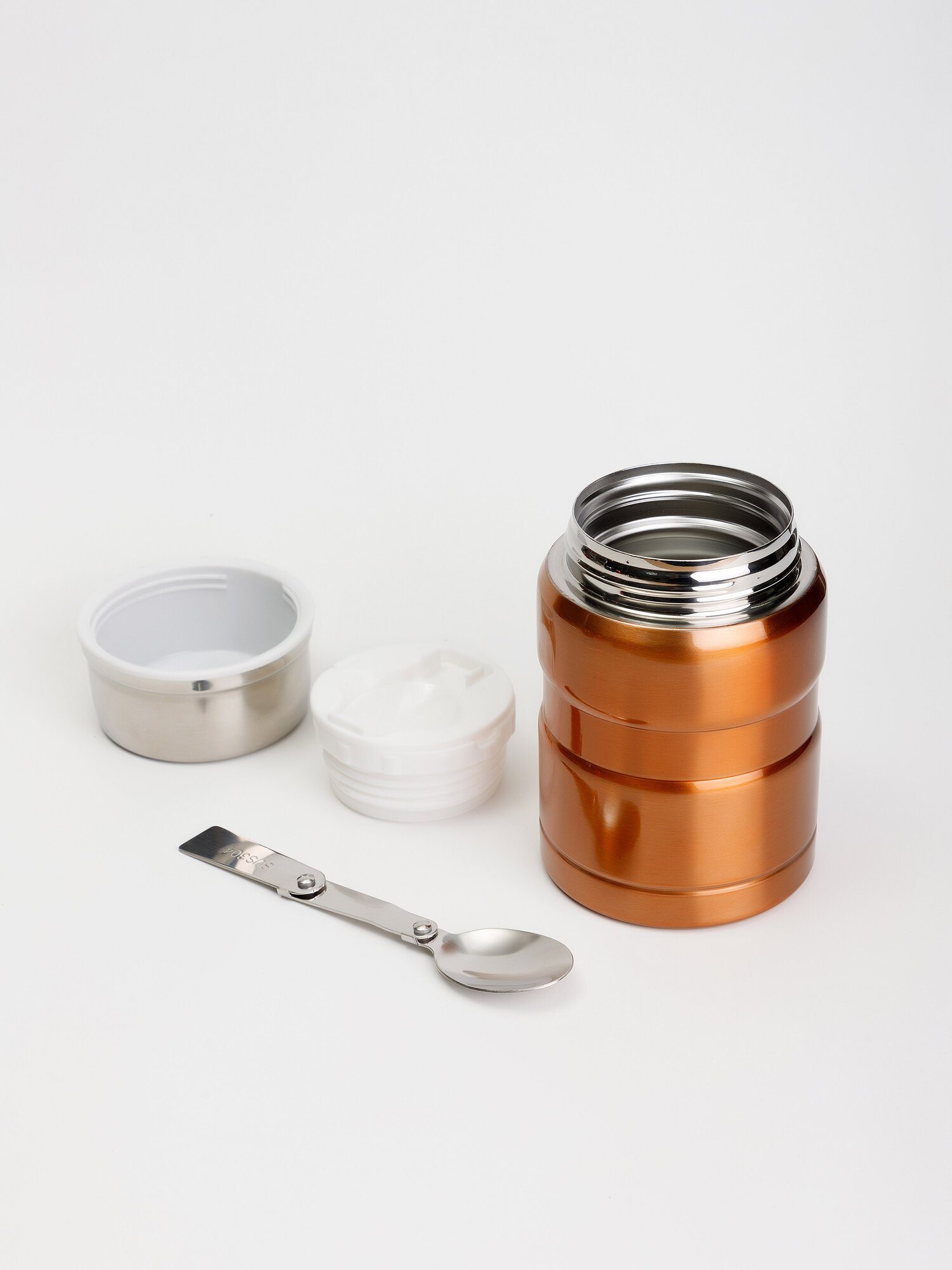 Термос для супа герметичный 500 мл золотой — фото 1