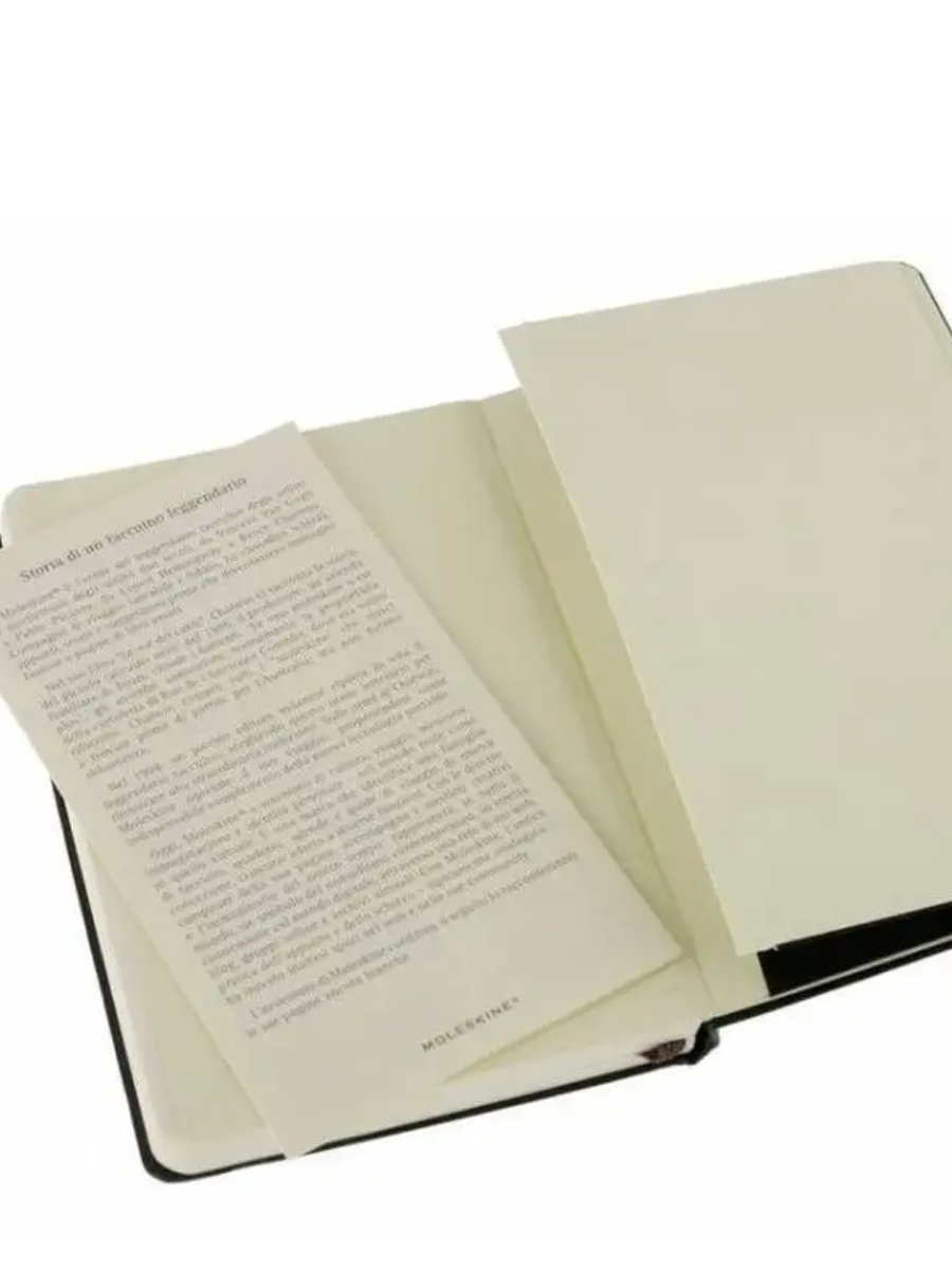 Блокнот Moleskine Classic Pocket 90x140 мм 192стр нелинованный твердая обложка черный (QP012) — фото 1
