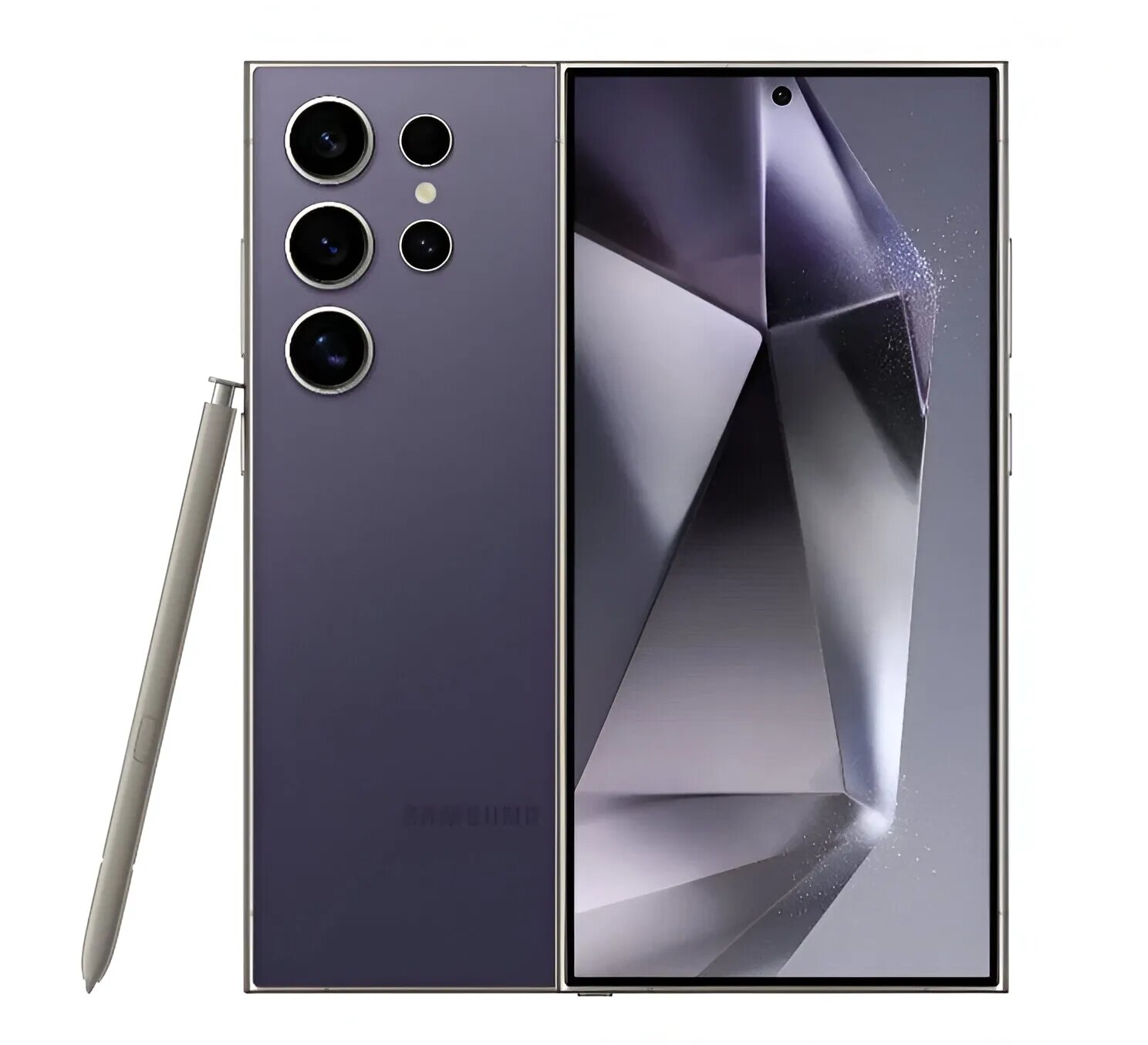 Смартфон Galaxy S24 Ultra, 12/256 GB, nano SIM + eSIM, Titanium Violet