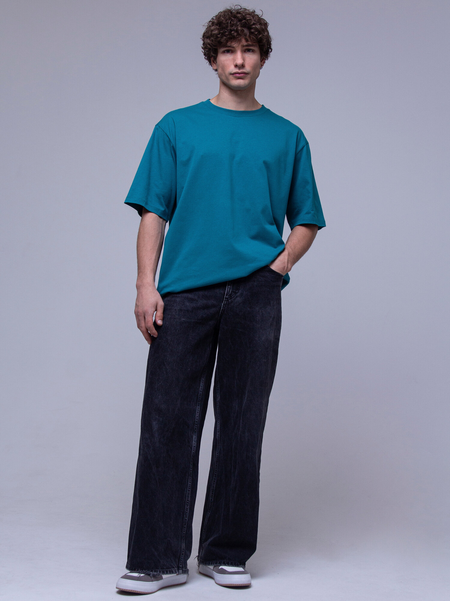 Футболка Frutto Rosso, размер 3XL, голубой, бирюзовый — фото 1