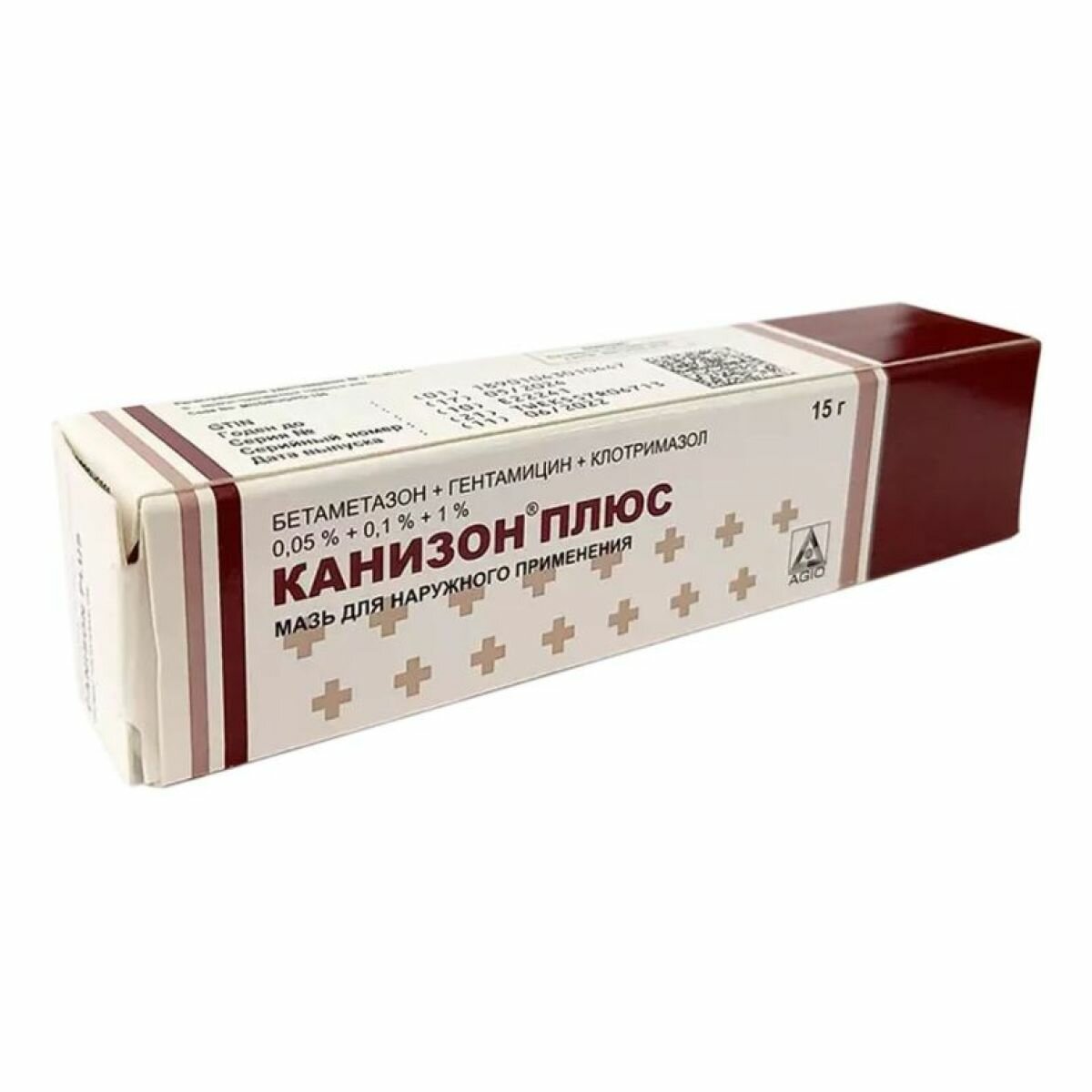 Канизон Плюс мазь для наружного применения 15г 1 шт