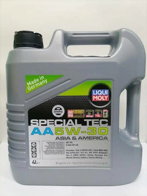 Масло моторное LIQUI MOLY SPECIAL TEC AA 5W30 синтетика 4 л, артикул 7616