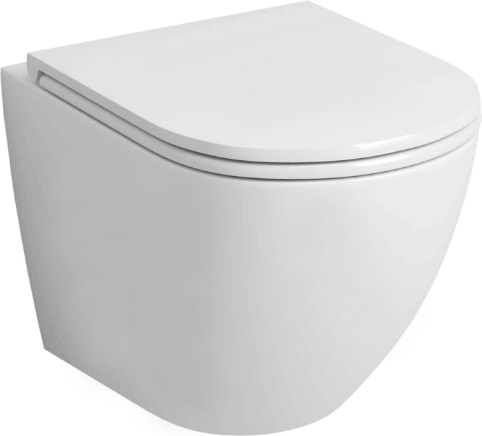 Унитаз подвесной Grossman Tornado GR-4455SQ белый