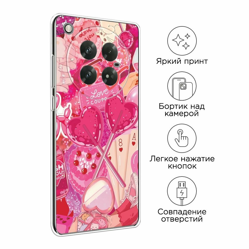Чехол на Infinix Zero 40 5G / Инфиникс Зеро 40 5G с принтом "Love coupon - 14 февраля" — фото 1