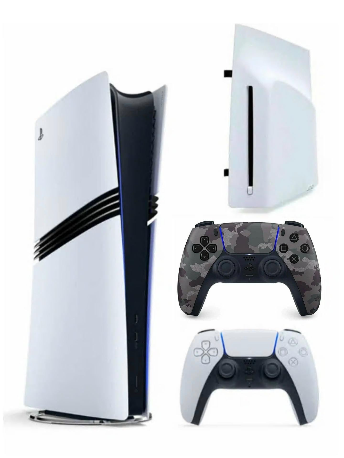 Игровая консоль Sony PlayStation 5 Pro; + 2й геймпад камуфляжный + дисковод