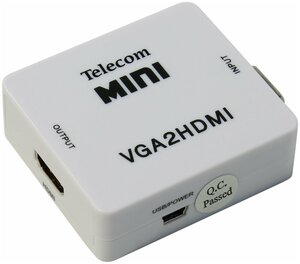 Конвертер Telecom VGA + 3.5 Jack - HDMI (TTC4025)