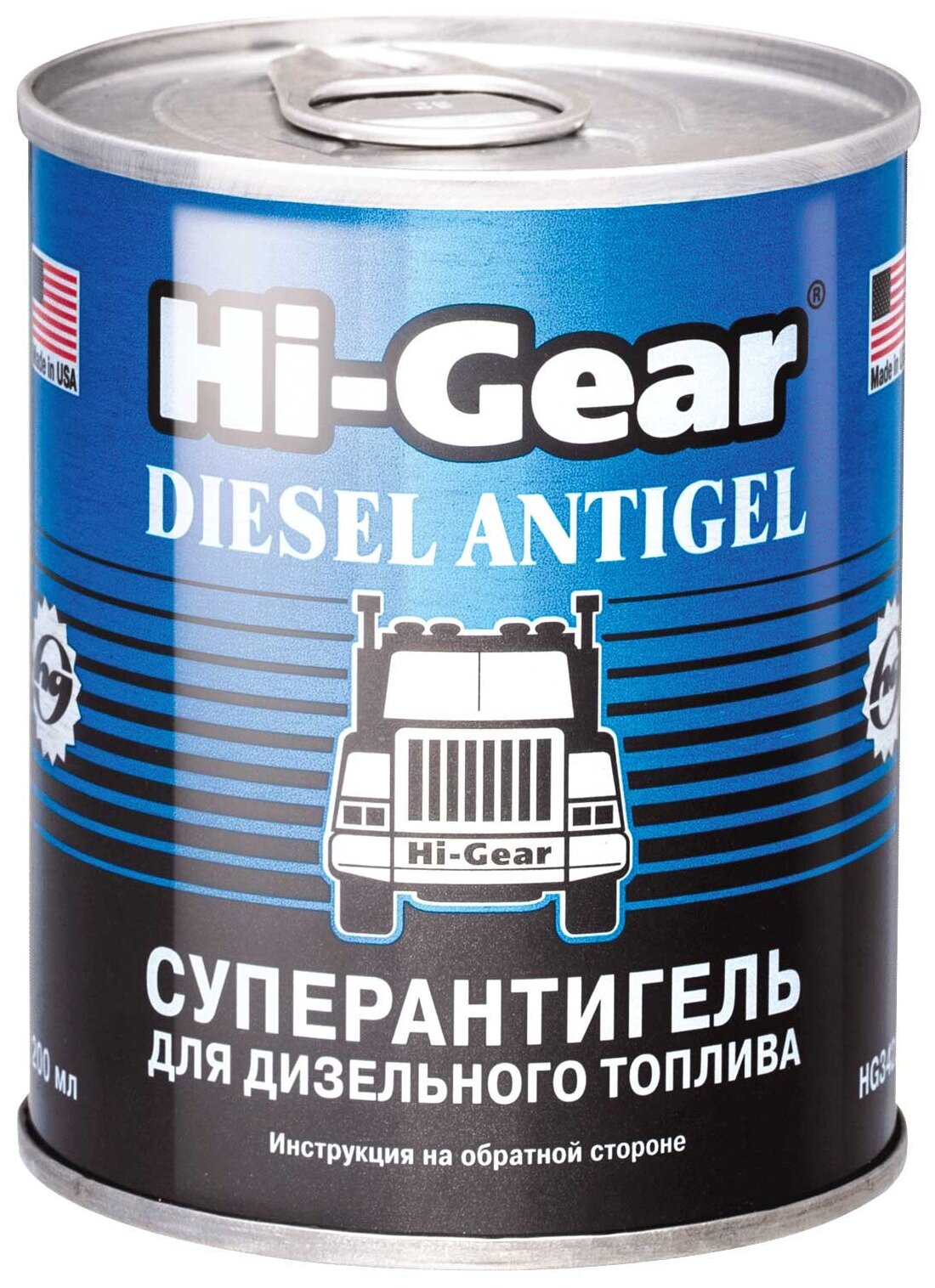 Антигель Hi-Gear для дизтоплива на 90л 200мл HG3422