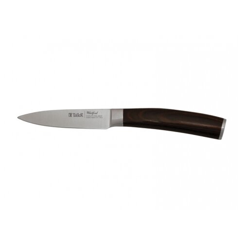 фото Нож taller tr-22049 для чистки, 9 см, нержавеющая сталь 420s45, ручка из дерева