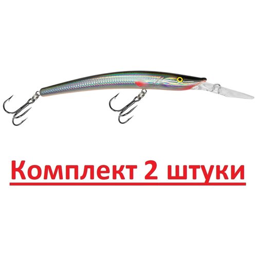 Воблер AQUA TWIST DR 100mm, цвет 023 (классика, плотва), 2 штуки