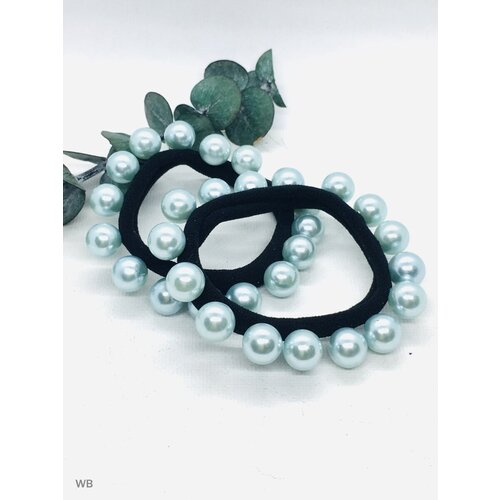 Стильные яркие резинки с жемчугом 490₽