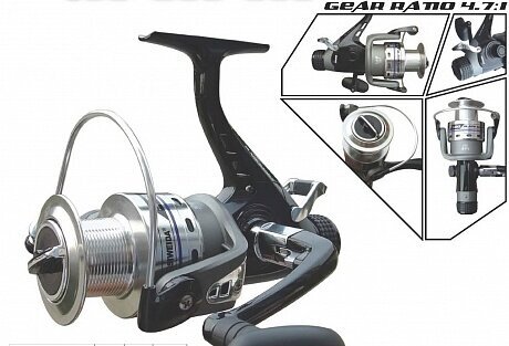 Катушка безынерционная Siweida HIBO Black Carp 500 3+1BB (байтраннер) з/шп