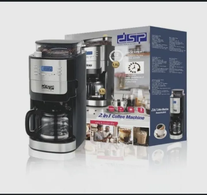 Профессиональная кофемашина KA 3055/мощность 1000 Вт/функция программируемого включения на 24 ч/ёмкость для кофе 200г/ёмкость для воды 1.8 л/
