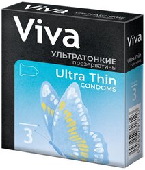 Презервативы Viva Ультратонкие, 3 шт.