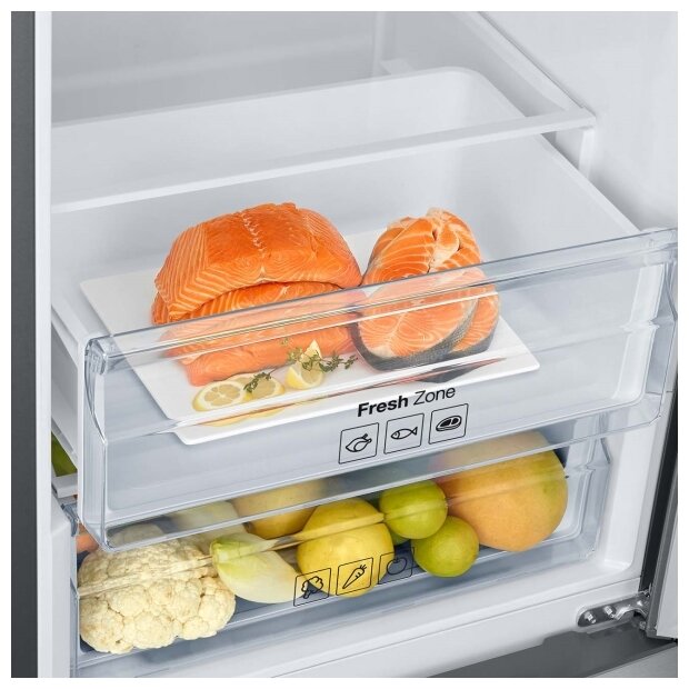 Холодильник Samsung RB37A5001SA, серебристый - фотография № 2