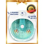 PLANTA Гидромассажная ванночка для ног MFS-400, нагрев воды, вибромассаж, эл. управление, сменные насадки - изображение